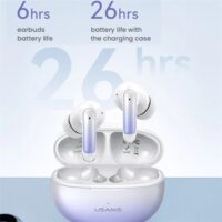 USAMS US-XD19 X-don Series Dual-Mic ENC TWS Earbuds (Gradient Purple) - Image 2