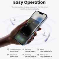 USAMS US-XD19 X-don Series Dual-Mic ENC TWS Earbuds (Gradient Purple) - Image 4