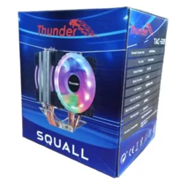 Thunder Squall TAC-225 ARGB CPU Air Cooler – 4 Copper Heatpipes, Dual Fan 2