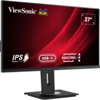ViewSonic VG2756-2K 27 Inch 60Hz IPS 1440p Docking Monitor with Integrated USB 3.2 Type-C RJ45 HDMI Display Port and 40 Degree Tilt Ergonomics 2
