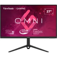 ViewSonic Omni VX2728J 27-Inch Gaming Monitor 165hz 0.5ms 1080p IPS with FreeSync Premium, Advanced Ergonomics, HDMI, DisplayPort, Black