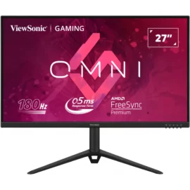 ViewSonic Omni VX2728J 27-Inch Gaming Monitor 165hz 0.5ms 1080p IPS with FreeSync Premium, Advanced Ergonomics, HDMI, DisplayPort, Black
