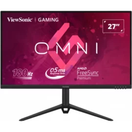 ViewSonic Omni VX2728J 27-Inch Gaming Monitor 165hz 0.5ms 1080p IPS with FreeSync Premium, Advanced Ergonomics, HDMI, DisplayPort, Black 1