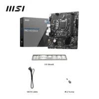 MSI PRO H510M-B DDR4 Micro-ATX Motherboard – Supports Intel Core 10th Gen Processors, LGA 1200-2 x DIMMs, 1 x PCIe 3.0 x16, USB 3.2 Gen1, 1G LAN, HDMI 1.4 3