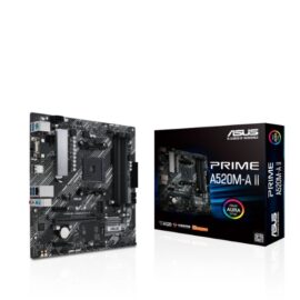 ASUS PRIME A520M-A II AMD A520 SATA 6Gb/s Micro ATX Motherboard