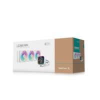 DeepCool LD360 5th Gen Pump 3400RPM Gradient Halo Effect Mirror, Liquid Cooler White