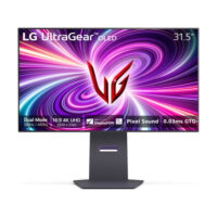 LG 32GS95UV-B 32" UltraGear™ OLED Dual Mode 4K UHD 240Hz or FHD 480Hz 0.03ms G-Sync Compatible Gaming Monitor with Pixel Sound