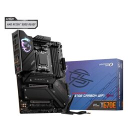 MSI MPG X670E CARBON WIFI DDR5 AM5 AMD Ryzen™ 7000 Series SATA 6Gb/s ATX Motherboards