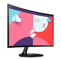 Samsung LS24C360EAMXUE 24" Essential Curved FullHD 1080p 1920x1080, HDMI, VGA Monitor - Image 2