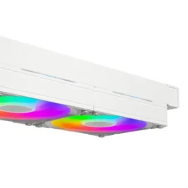 ID-COOLING FX240 INF ARGB 240mm AIO Liquid CPU Cooler w/ Infinity Mirror Display – White 4