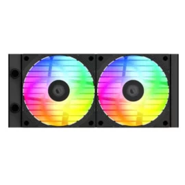 ID-COOLING FX240 INF ARGB 240mm AIO Liquid CPU Cooler w/ Infinity Mirror Display – Black 3