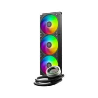 ID-COOLING FX360 INF ARGB 360mm AIO Liquid CPU Cooler w/ Infinity Mirror Display – Black 2