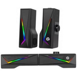 HP DHE-6005 Wired Multimedia Speakers RGB Gaming Soundbar 6W - Image 2