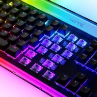 HYTE Keeb TKL - Modern Human Interface - Customizable Tenkeyless Wired Crystal Bubble RGB Gasket Mounted Mechanical Keyboard - Image 10