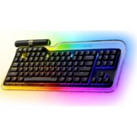 HYTE Keeb TKL - Modern Human Interface - Customizable Tenkeyless Wired Crystal Bubble RGB Gasket Mounted Mechanical Keyboard