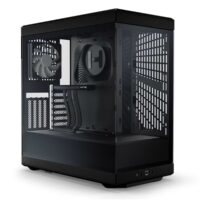 HYTE Y40 Mainstream Vertical GPU Case ATX Mid Tower Gaming Case Black