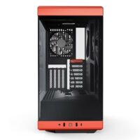 HYTE Y40 Mainstream Vertical GPU Case ATX Mid Tower Gaming Case Black Cherry - Image 2