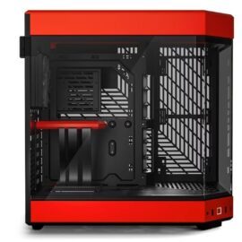 HYTE Y60 Modern Aesthetic Dual Chamber Mid-Tower ATX Case Black Cherry - Image 3