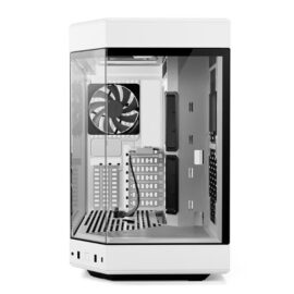 HYTE Y60 Modern Aesthetic Dual Chamber Mid-Tower ATX Case White - Image 2