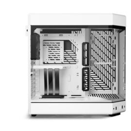 HYTE Y60 Modern Aesthetic Dual Chamber Mid-Tower ATX Case White - Image 3