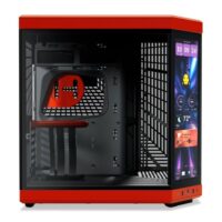 Hyte Y70 Touch Infinite Modern Aesthetic Mid-Tower ATX Gaming Case Black Cherry - Image 3