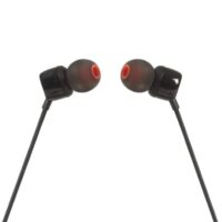 JBL IN-EAR Headphone and Mic Wired Black JBLT110BLK - Image 2