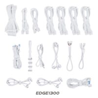 Lian Li Edge 1000W PCIE 5.1 Fully Modular 80 Pluse Gold PSU with USB & Fan Hub - White - Image 6