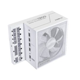Lian Li Edge 1000W PCIE 5.1 Fully Modular 80 Pluse Gold PSU with USB & Fan Hub - White