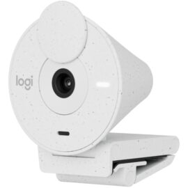 Logitech Brio 300 Full HD 1920x1080 Webcam USB, 1080p/30fps Off White - Image 2