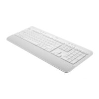 Logitech SIGNATURE K650 Wireless Keyboard with Wrist Rest Off White AR Layout - Image 4