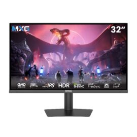 MXG G32IQ-18 32inch QHD 2K 180Hz, 1ms Response time, HDR - G-Sync and FreeSync supported With HDMI 2.0, IPS Gaming Monitor with Hydraulic Stand