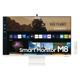SAMSUNG M8 LS32DM801UMXUE 32" UHD 3840 x 2160 (4K) 60Hz Micro HDMI, USB-C Built-in Speakers Streaming TV and SlimFit Camera Included Smart Monitor