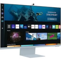 SAMSUNG M8 LS32BM80BUMXUE 32" UHD 3840 x 2160 (4K) 60 Hz Micro HDMI, USB-C Built-in Speakers Streaming TV and SlimFit Camera Included Smart Monitor - Image 2