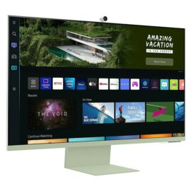 SAMSUNG M8 LS32BM80GUMXUE 32" UHD 3840 x 2160 (4K) 60 Hz Micro HDMI, USB-C Built-in Speakers Streaming TV and SlimFit Camera Included Smart Monitor - Image 2