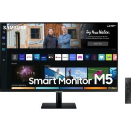 Samsung M5 LS32BM500EMXUE 32'' Flat Monitor, With Smart TV Experience, 1920x1080 Resolution, Max 60Hz Refresh Rate, 4ms Response Time, 16 9 Aspect Ratio, HDR10, IoT Hub, HDMI, Black