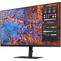Samsung ViewFinity LS32B800PXMXUE 32 Inch IPS 4K UHD Monitor With USB Type-C, Display Port, HDMI, RJ-45, Height Adjustable - Image 3