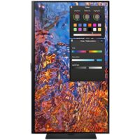 Samsung ViewFinity LS32B800PXMXUE 32 Inch IPS 4K UHD Monitor With USB Type-C, Display Port, HDMI, RJ-45, Height Adjustable - Image 7