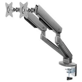 Twisted Minds Dual Premium Gaming Monitor Arm With RGB Lighting - Grey TM-54-C012-G - Image 2