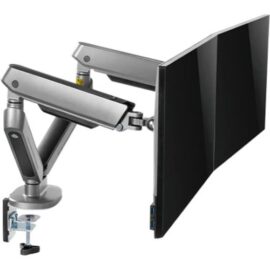 Twisted Minds Dual Premium Gaming Monitor Arm With RGB Lighting - Grey TM-54-C012-G - Image 8