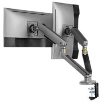 Twisted Minds Dual Premium Gaming Monitor Arm With RGB Lighting - Grey TM-54-C012-G - Image 10