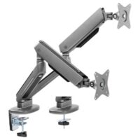 Twisted Minds Dual Premium Gaming Monitor Arm With RGB Lighting - Grey TM-54-C012-G
