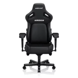 AndaSeat Kaiser 4 L Premium Leather Gaming Chair – Elegant Black – Free Shipping 1