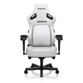 AndaSeat Kaiser 4 L Premium Leather Gaming Chair – Cloudy White – Free Shipping 1