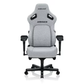 AndaSeat Kaiser 4 L Premium Fabric Gaming Chair – Ash Gray – Free Shipping 1