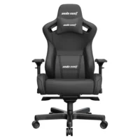 AndaSeat Kaiser 2 Leather Gaming Chair, XL Premium Ergonomic Gamer Chair for Adults, Plus Size Video Game Chairs, Memory Foam Neck Pillow & Lumbar Back Support – Black – Free Shipping