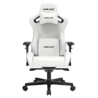 AndaSeat Kaiser 2 Leather Gaming Chair, XL Premium Ergonomic Gamer Chair for Adults, Plus Size Video Game Chairs, Memory Foam Neck Pillow & Lumbar Back Support – White – Free Shipping 1