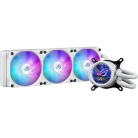 ASUS ROG STRIX LC III ARGB LCD 360mm All-in-One Liquid Cooler (White) - Image 2