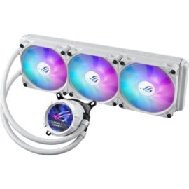 ASUS ROG STRIX LC III ARGB LCD 360mm All-in-One Liquid Cooler (White) - Image 3