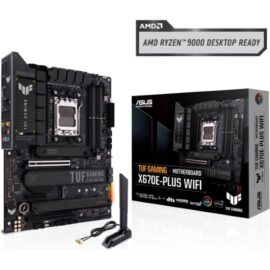 ASUS TUF GAMING X670E-PLUS WIFI AMD X670 AM5 Ryzen Desktop 9000 8000 & 7000 ATX Motherboard