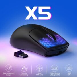 ATTACK SHARK X5 Wireless Gaming Mouse Black - Image 2